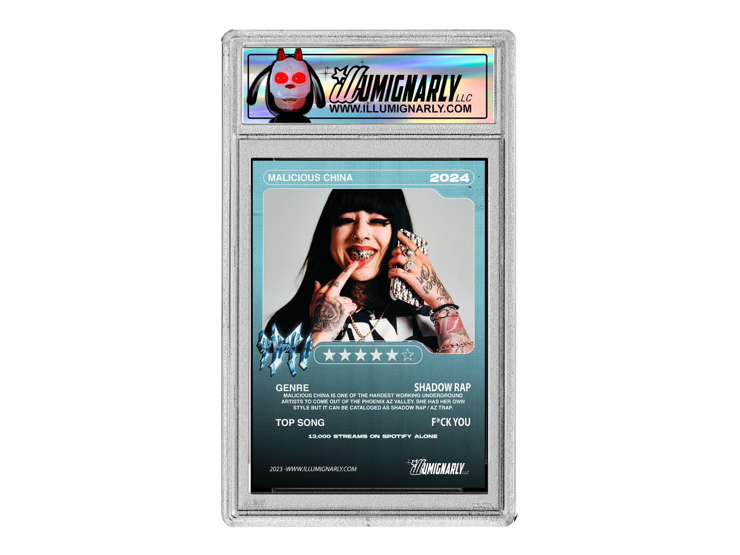 TBTU#1 Malicious China (Magazine+Trading Card Combo)