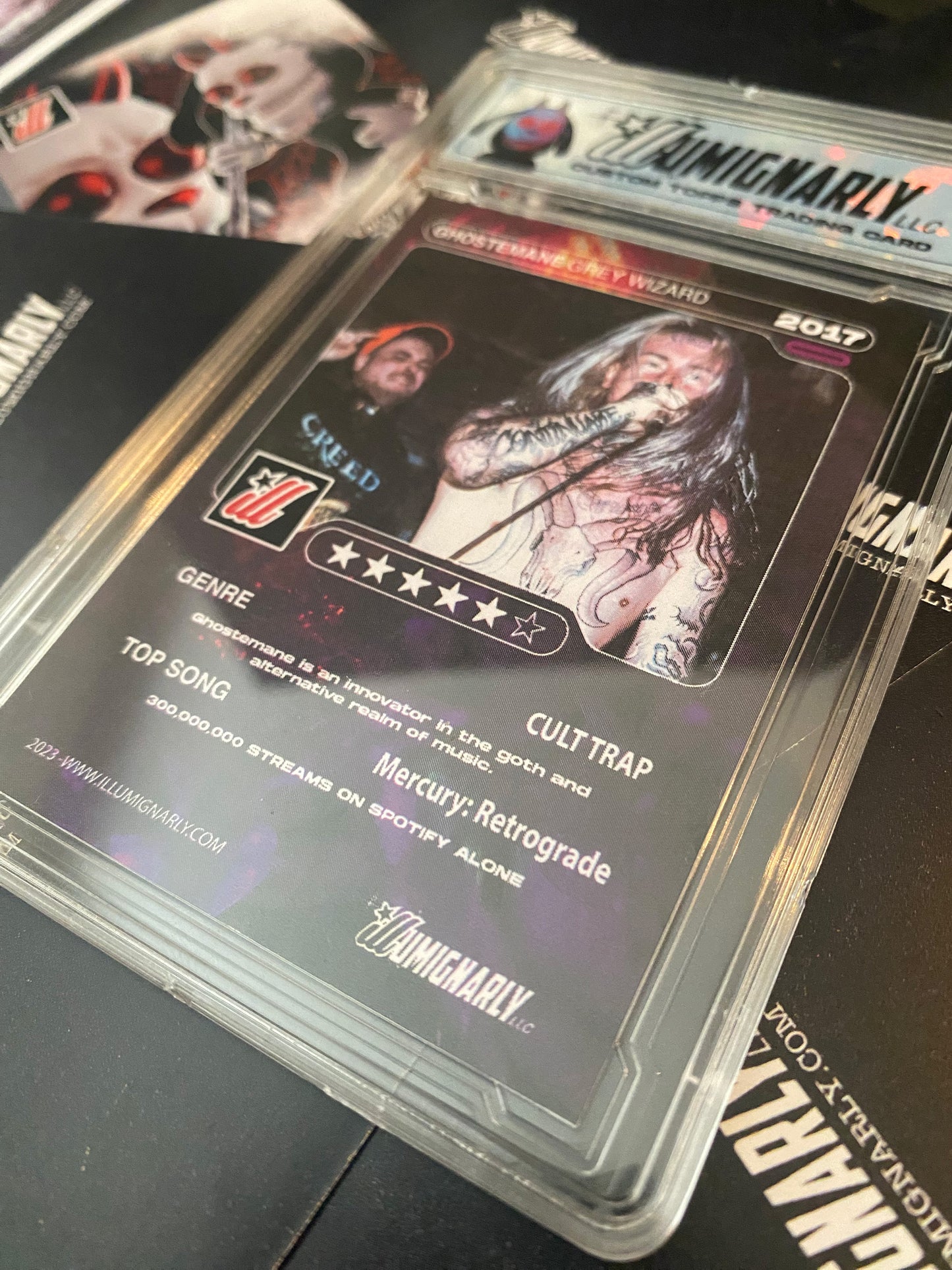 2017 Ghostemane Grey Wizard Trading Card