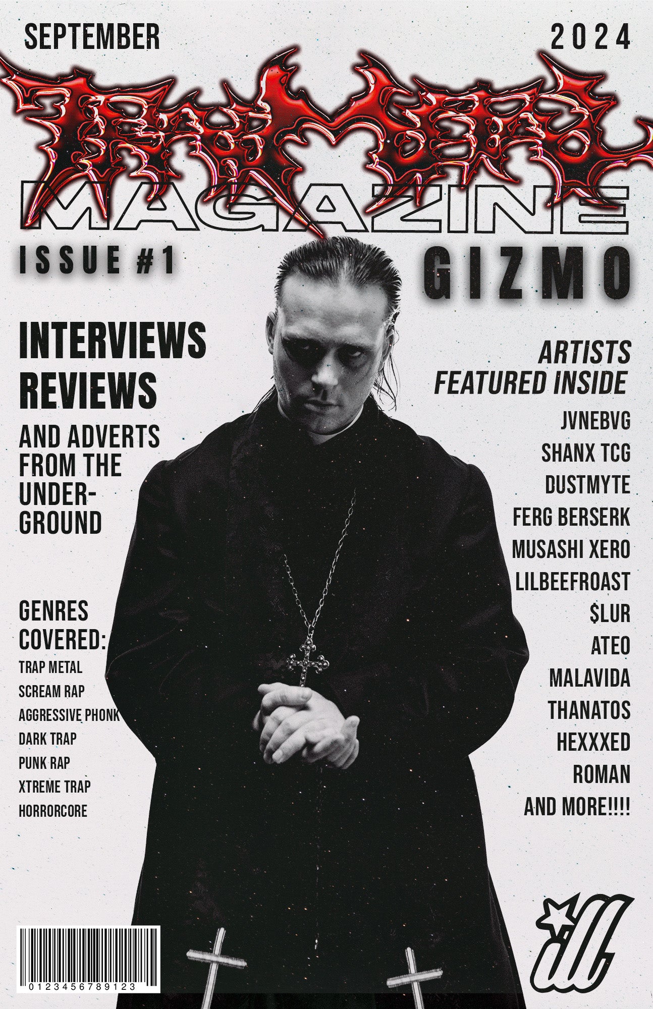 Trap Metal Magazine Issue #1 GIZMO