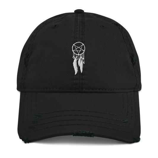 Heartless Fendi Pentagram Dream Catcher Distressed Dad Hat