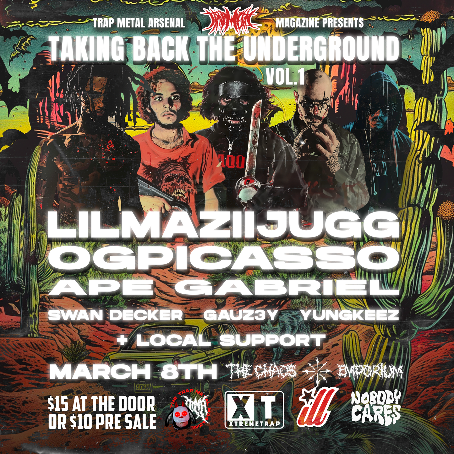 Taking Back The Underground vol1. Feat. Lilmaziijugg, OGPICASO, Ape Gabriel, Gauz3y, Keez, and more!