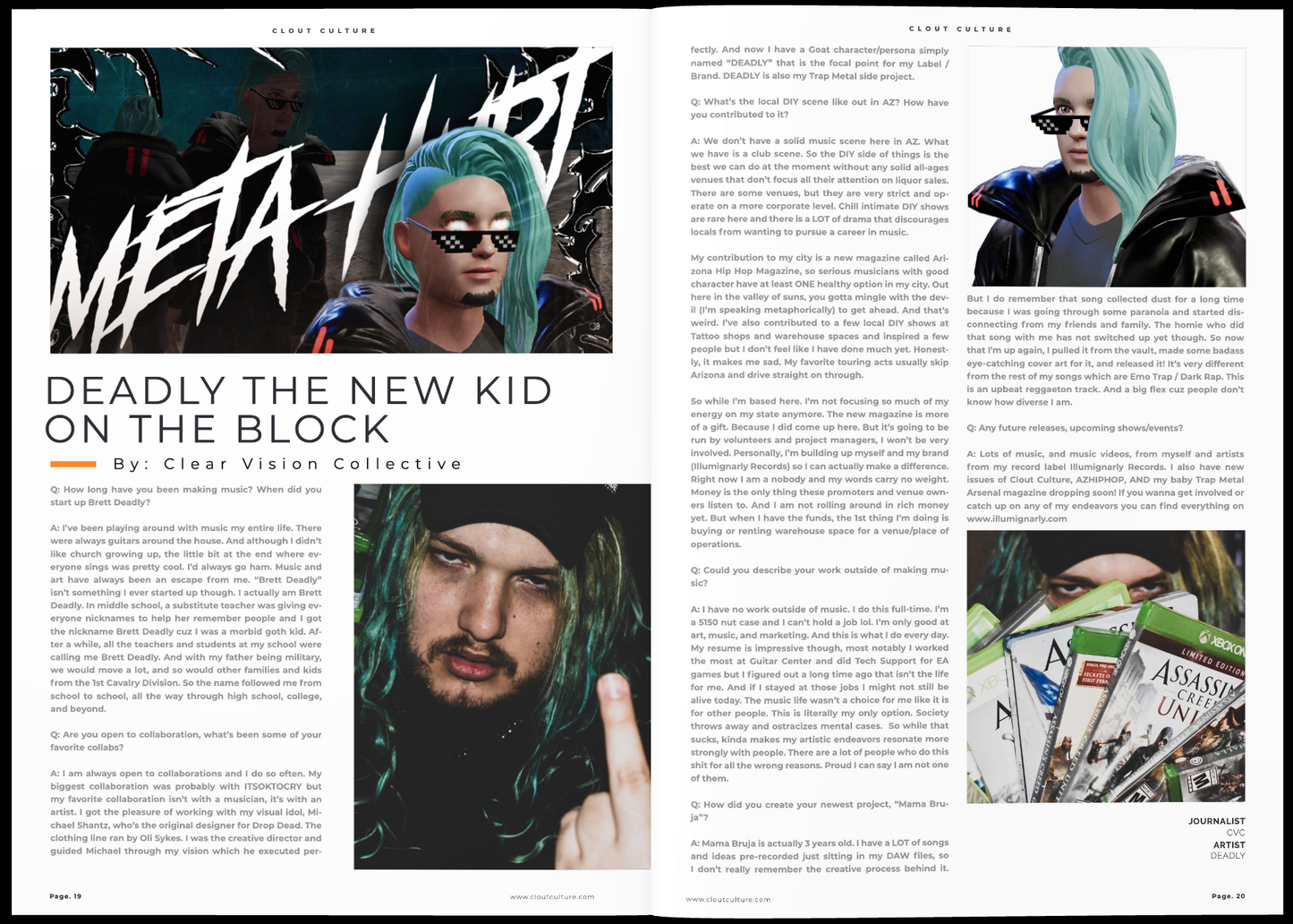 Clout Culture Magazine Issue #4 The 411 Show